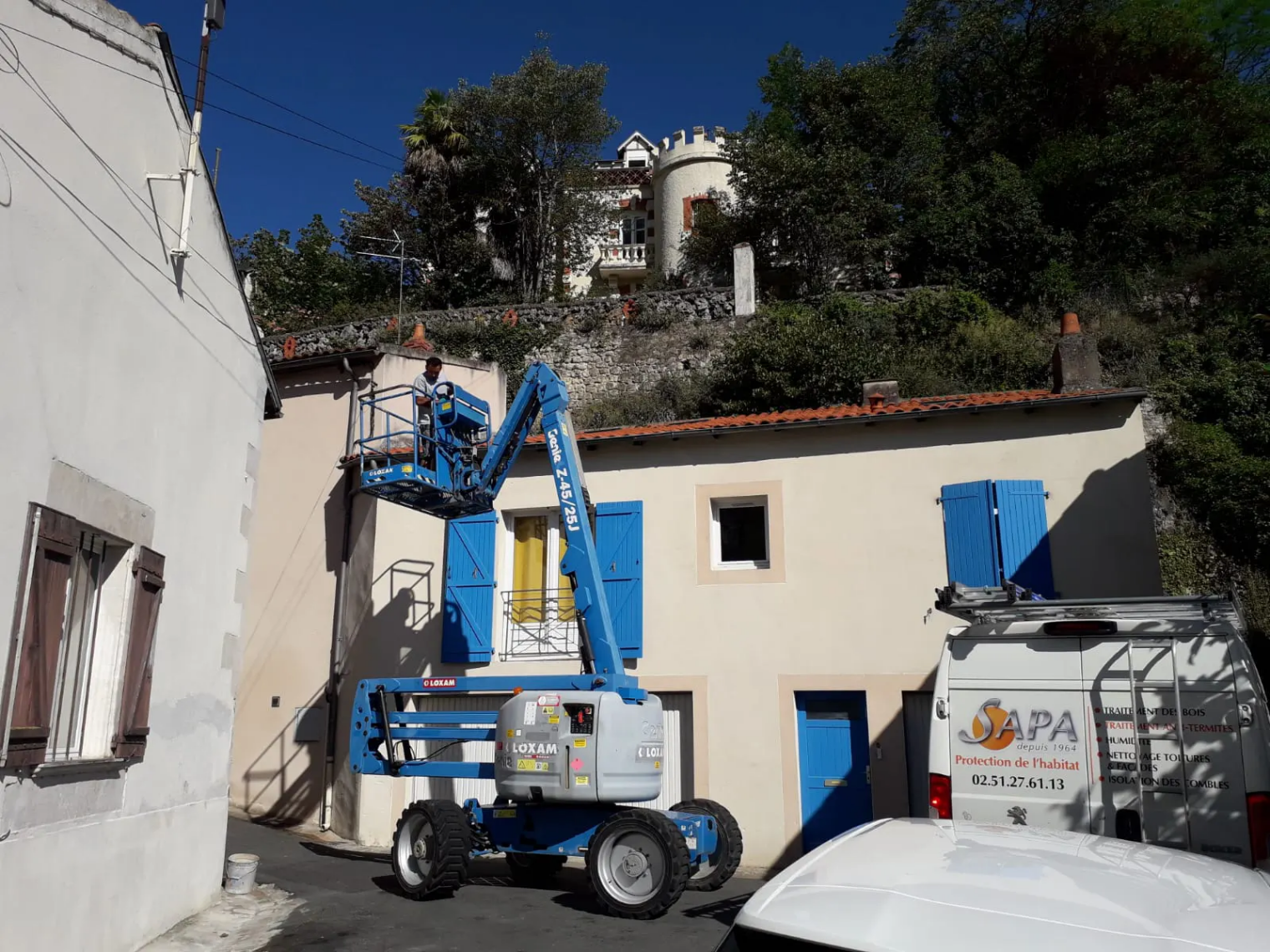 Nettoyage façade en Gironde